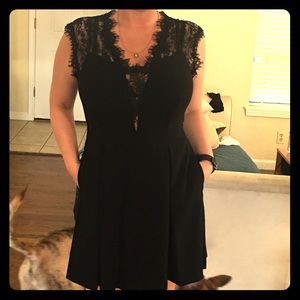 Black lace detail BCBG Generation Dress